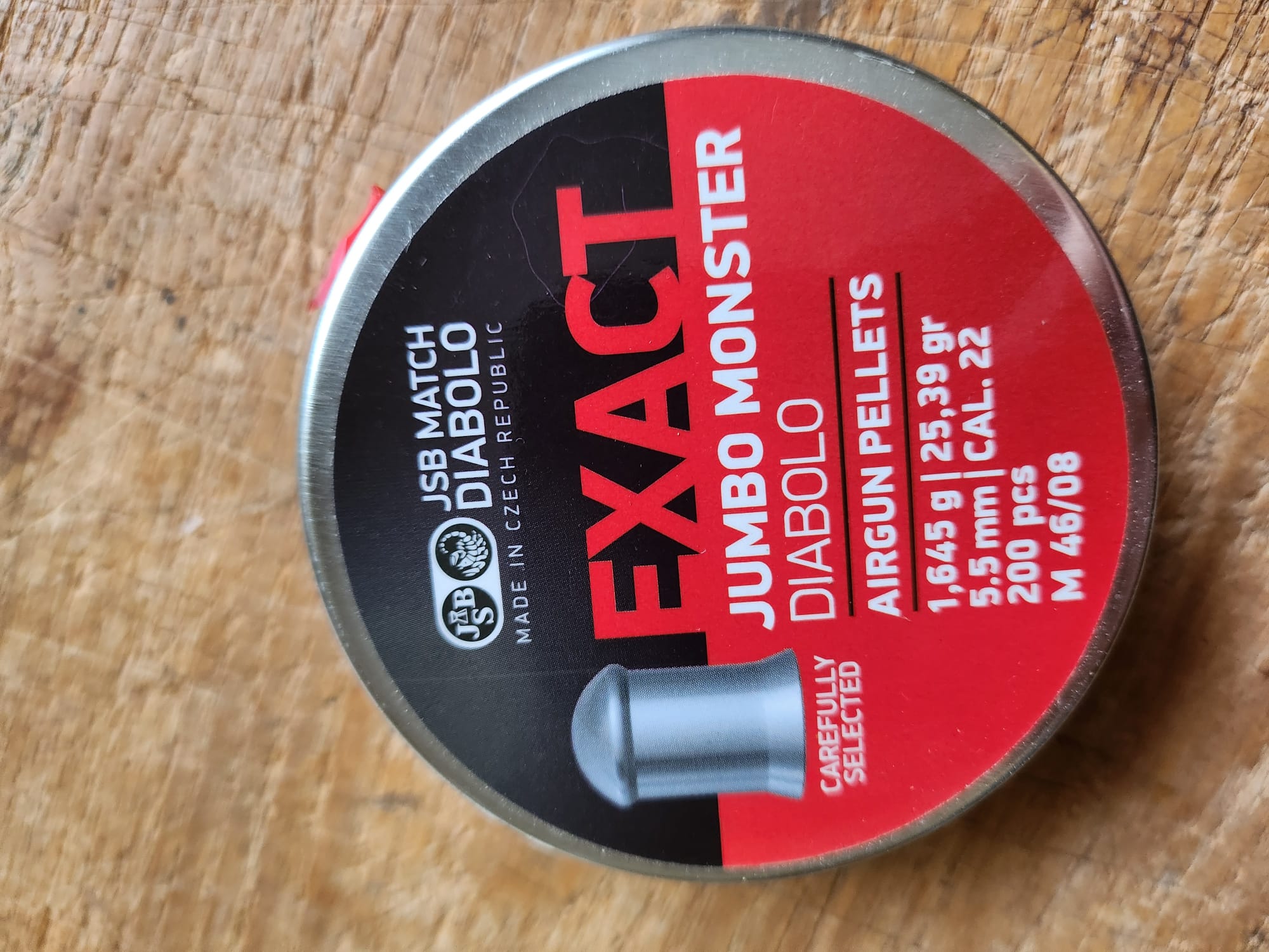 foto Diabolo JSB Exact Jumbo Monster Redesigned, kal. 5,52 mm, 200 ks